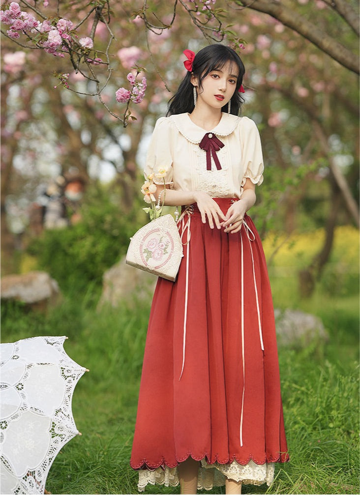Beatrice 2-Piece Cottagecore Dress Set