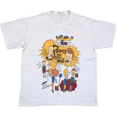 Beavis And Butthead Vintage Print Oversized T-Shirt