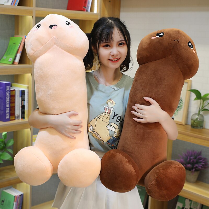 Big Size High Quality Plush Evil Penis Toys Stuffed Soft Sleeping Long Pillow For Lovers Girlfriend Lovely Birthday Gift Dolls