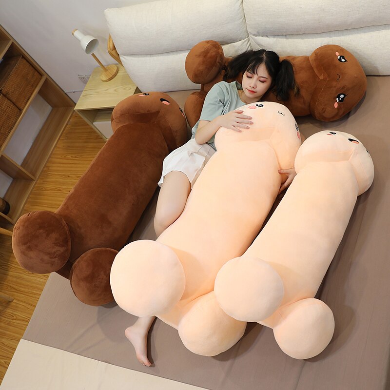 Big Size High Quality Plush Evil Penis Toys Stuffed Soft Sleeping Long Pillow For Lovers Girlfriend Lovely Birthday Gift Dolls