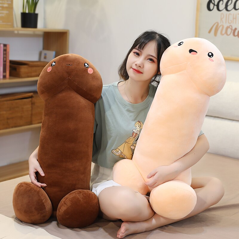 Big Size High Quality Plush Evil Penis Toys Stuffed Soft Sleeping Long Pillow For Lovers Girlfriend Lovely Birthday Gift Dolls