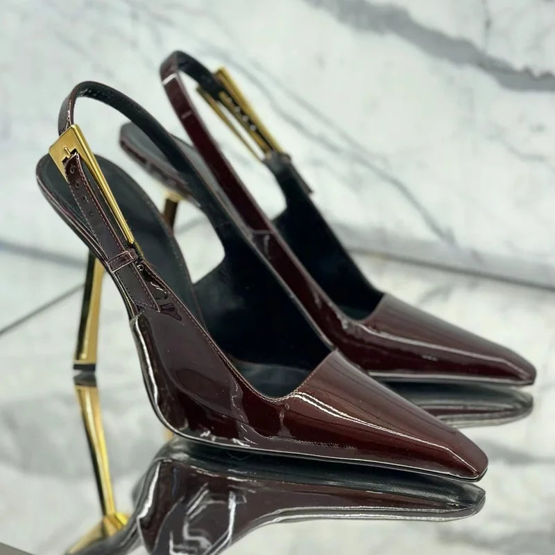 Black Baotou High Heel