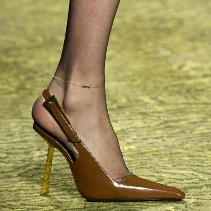 Black Baotou High Heel