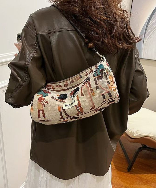 Bohemian Original Design Jacquard Canvas Satchel Bags YR026