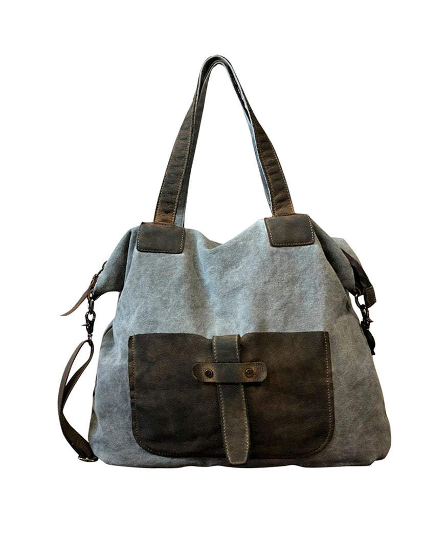 Boutique Large Capacity Solid Durable Canvas Satchel Bags