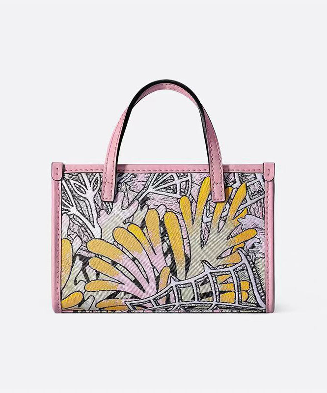 Boutique Stylish Pink Print Satchel Bags