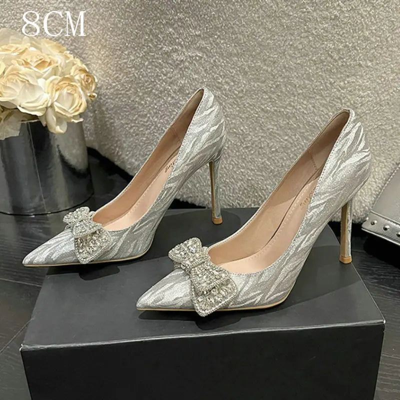 Bow High Heels