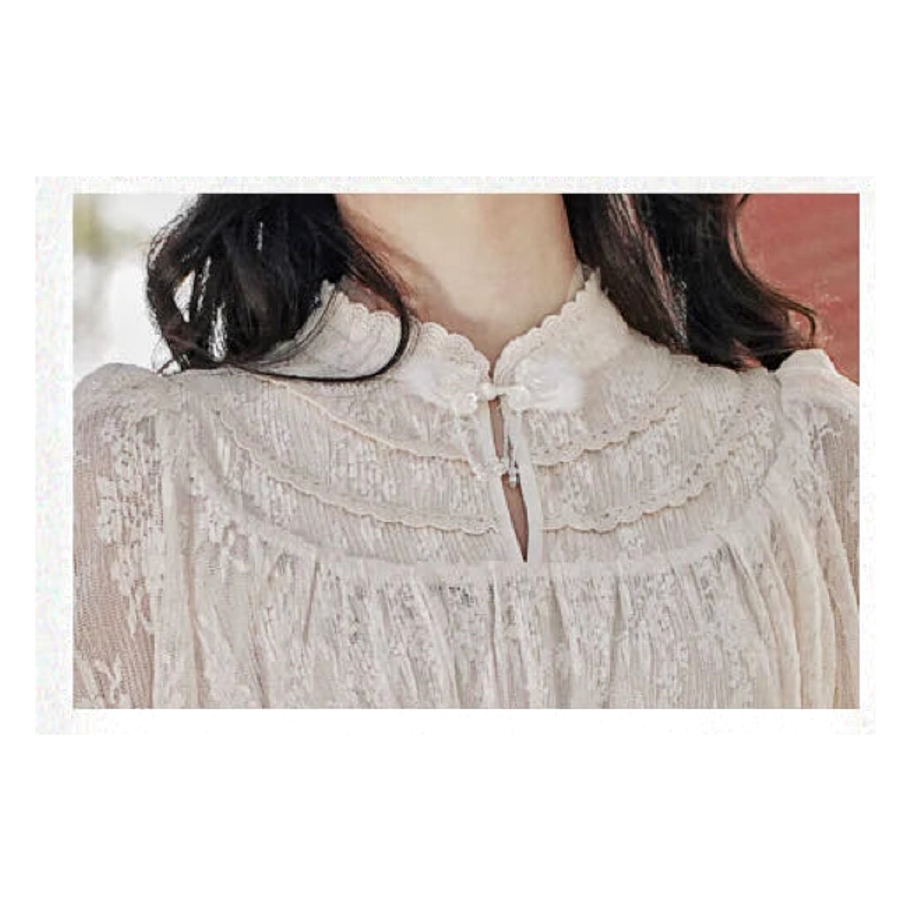 Magic Muse Faux Fur Lace Dress with Pearl Belt