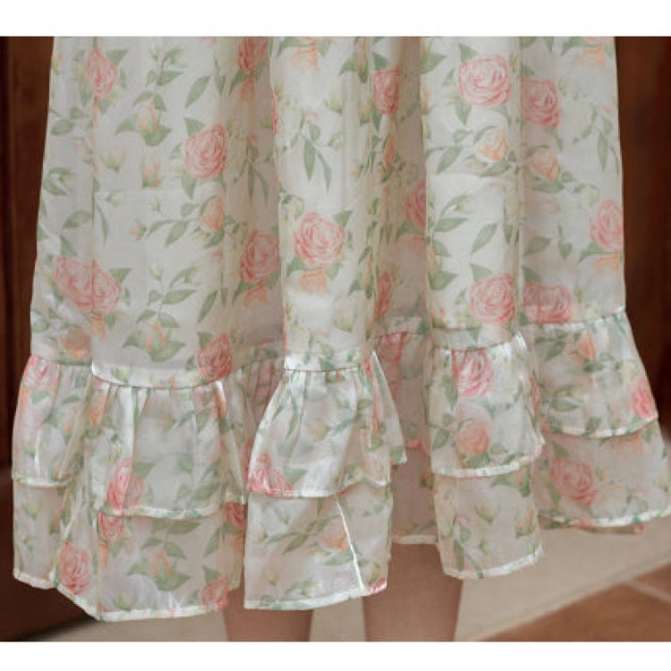 Cabbage Rose Shabby Chic Cottage Fairy Dress