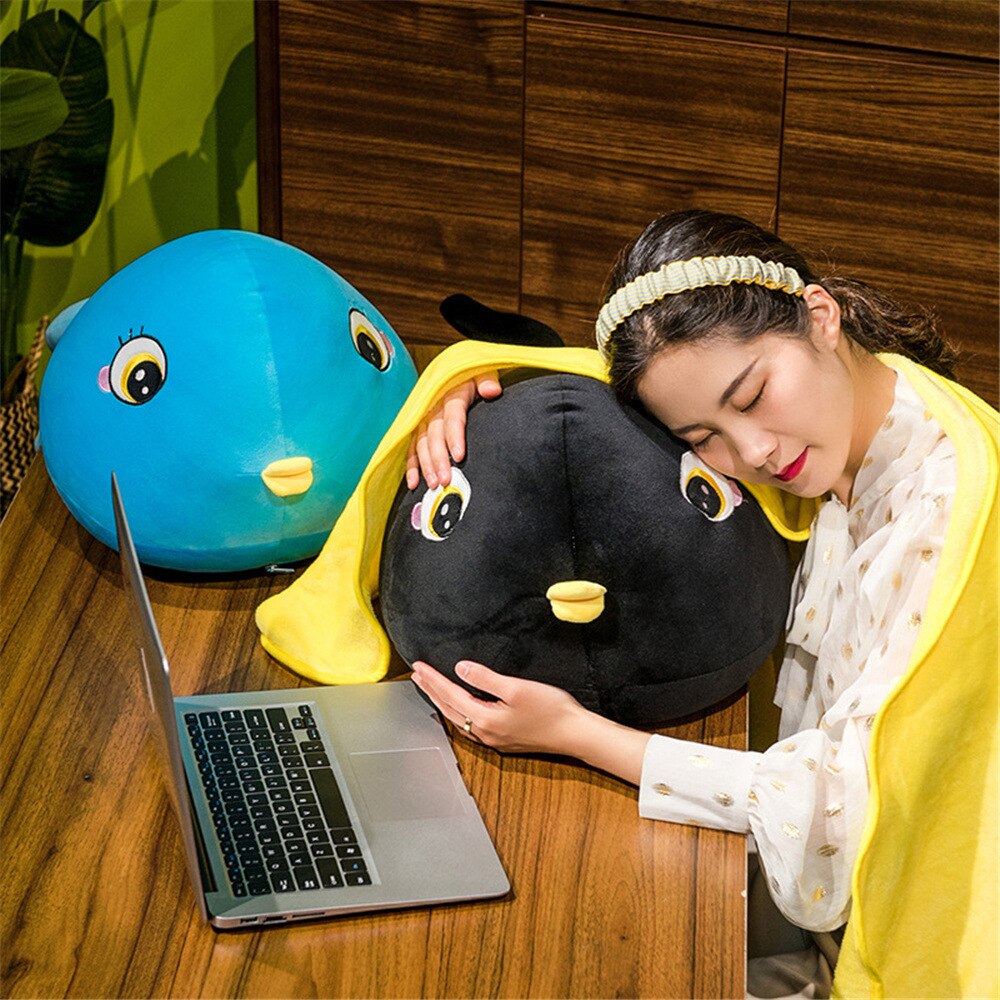 Cartoon Sperm Cute Tadpole Blanket Plush Toys Stuffed Soft Lovely Animals Pillow Dolls For Kids Girls Friends Birthday Gifts