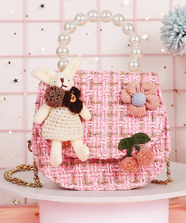 Chic Pink Cartoon Decorated Kids