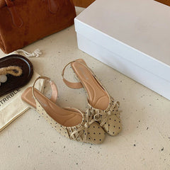 Cover Toe Polka Dot Women Sandals