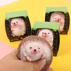 Niedliches / weiches / kleines Igel-Knetspielzeug / weiches Igelspielzeug / Dekompressionsspielzeug für Kinder / Geburtstagsgeschenk für Kinder 