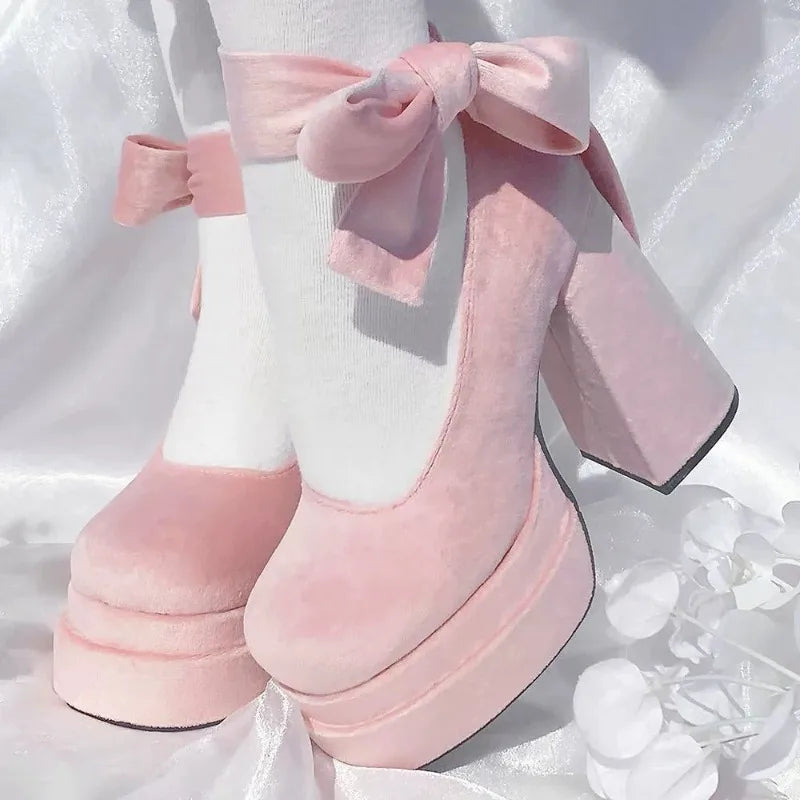 Designer Platform Women Mary Jane Shoes