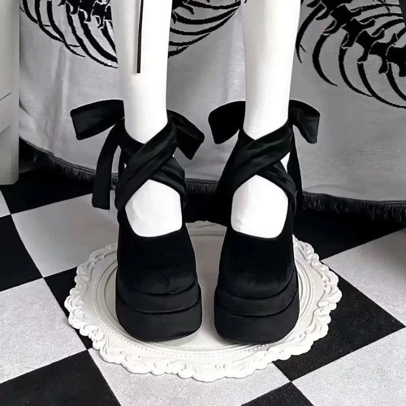 Designer Platform Women Mary Jane Shoes