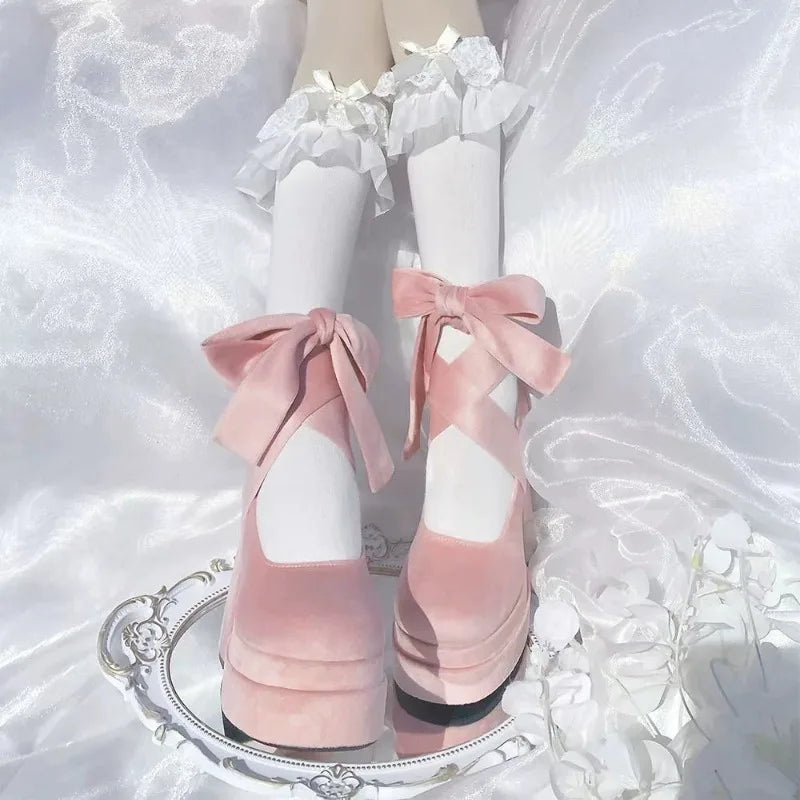 Designer Platform Women Mary Jane Shoes