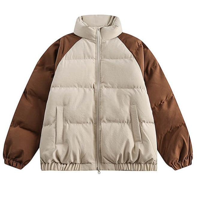 Double Color E-Girl Aesthetic Winter Puffer Jacket