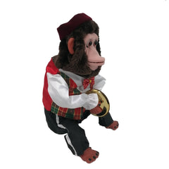 Famous Multi-Action,Funny Cymbal Playing Simulation Monkey the Chimp Vintage Electronic Plush Decoration Toy Original Source