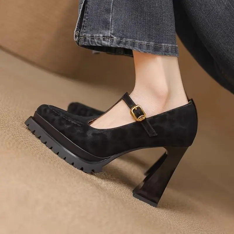 High-heeled Single Shoes