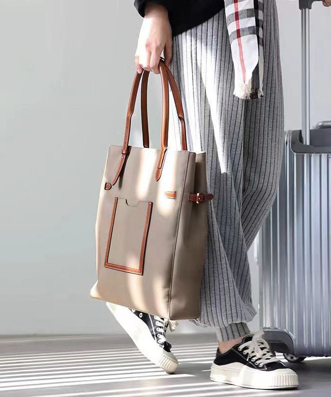 Khaki Large Capacity Satchel Bags