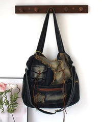 Tassel Large Capacity Denim Satchel Bags SX1015