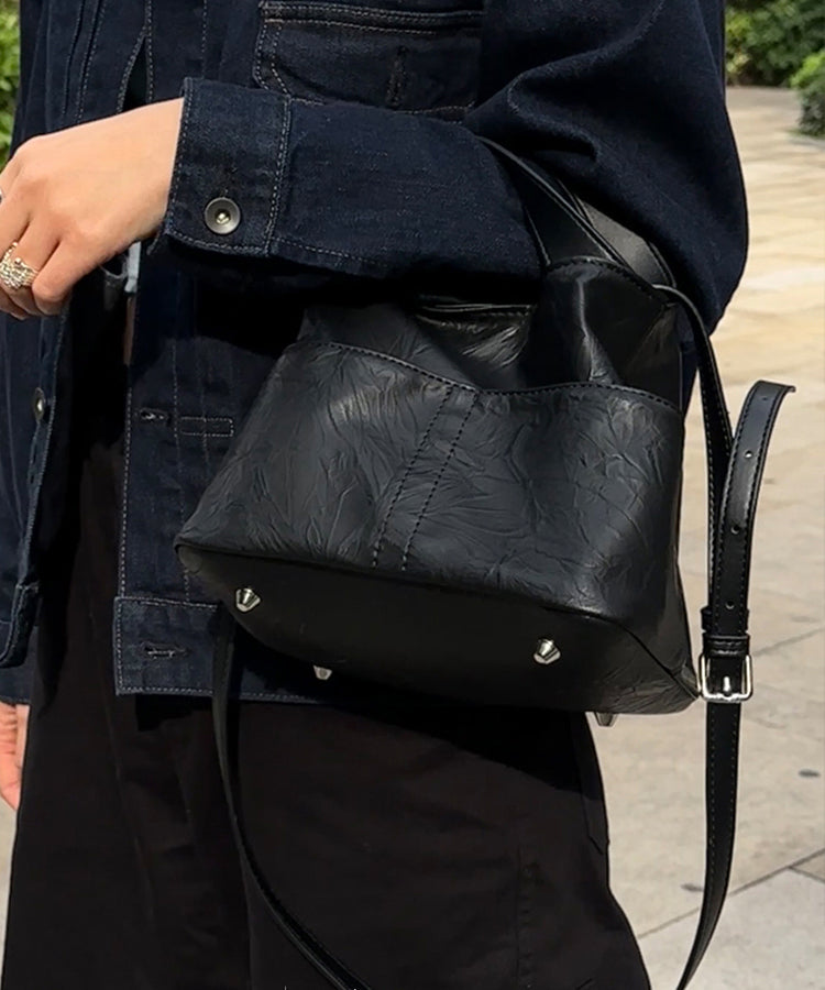 Versatile Brown Faux Leather Tote Handbag