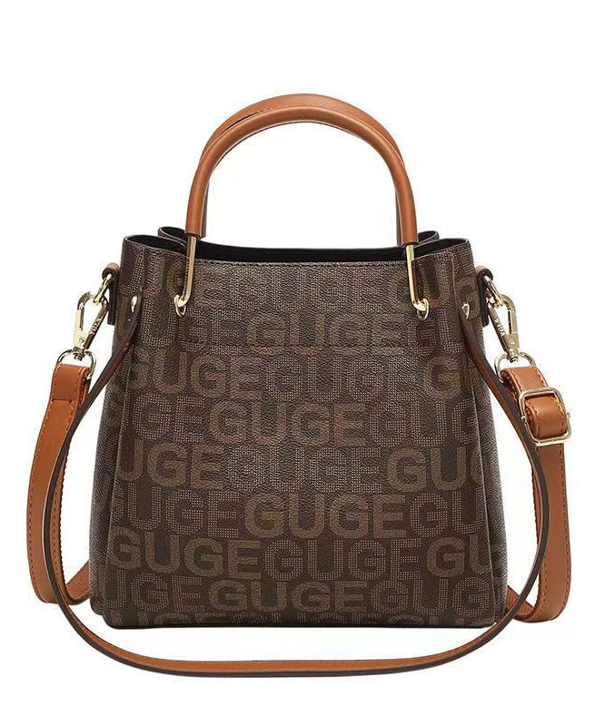 French Cowhide Large Capacity Handbag