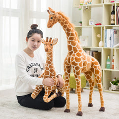 Riesengroße Giraffe Plüschtiere Niedliche Stofftiere Weiche Giraffe Puppe Geburtstagsgeschenk Kinderspielzeug 