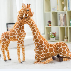 Riesengroße Giraffe Plüschtiere Niedliche Stofftiere Weiche Giraffe Puppe Geburtstagsgeschenk Kinderspielzeug 