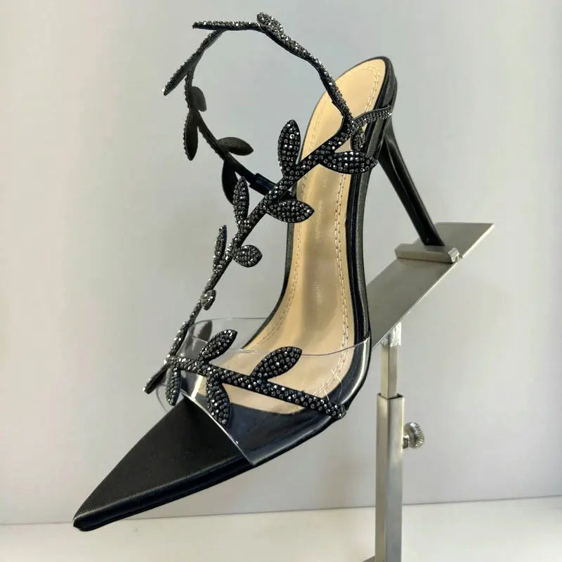 Gold High Heels