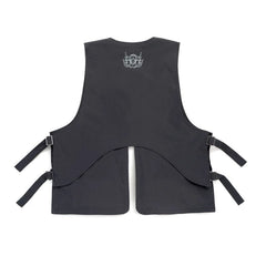 Grunge Skeleton Ribcage Pockets Vest