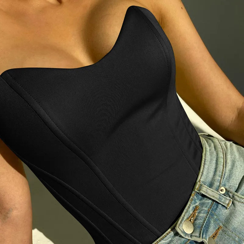 Radiant Revelry Strapless Corset Top