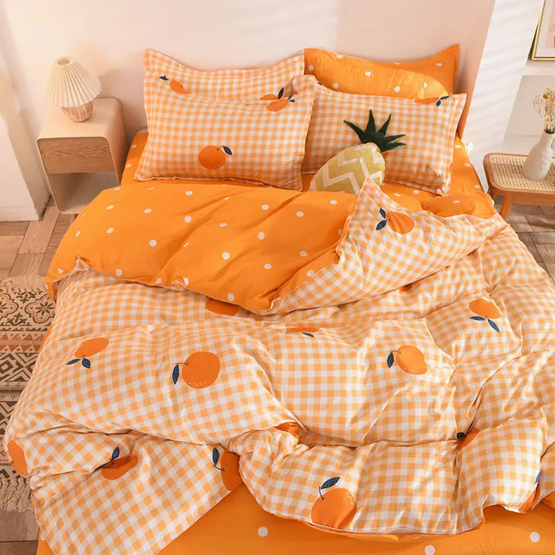 Orange Bedding Set