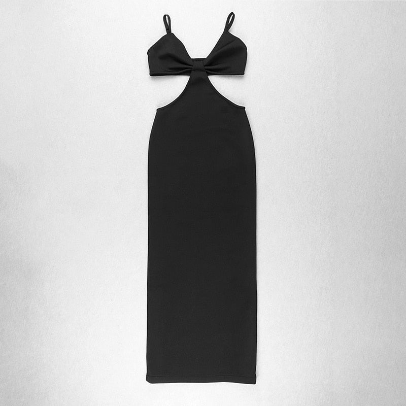 Claudia Backless Maxi Dress