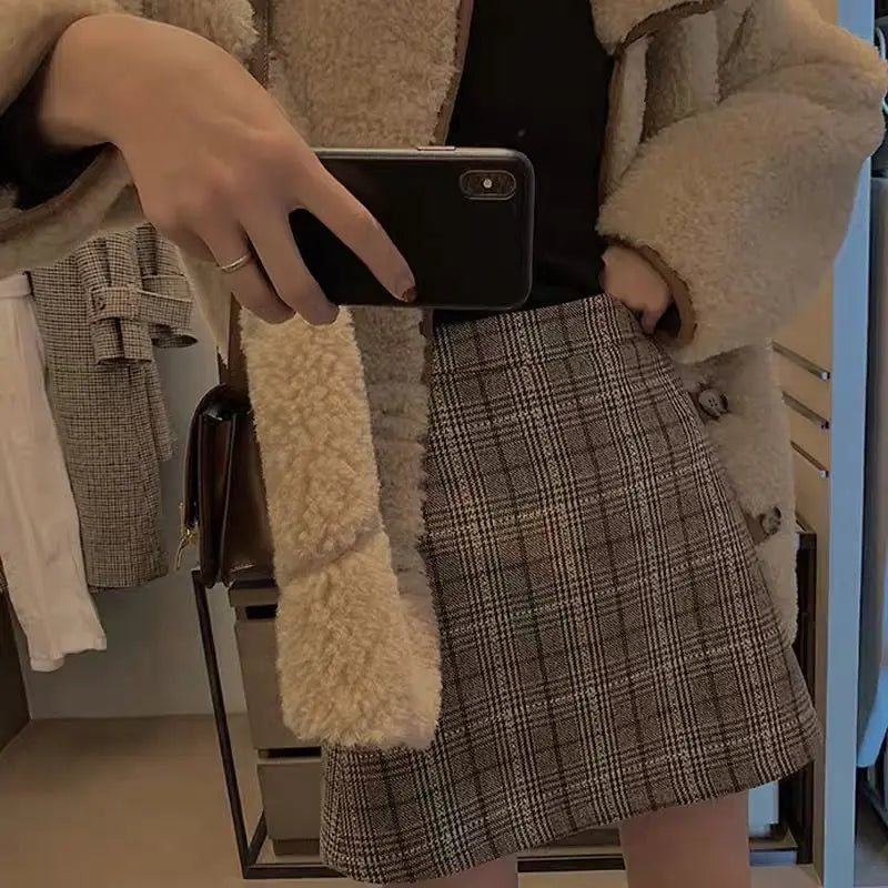Plaid Sway & Chic Mini Skirt