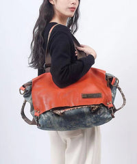 Italian Large Capacity Print Versatile Satchel Bags
