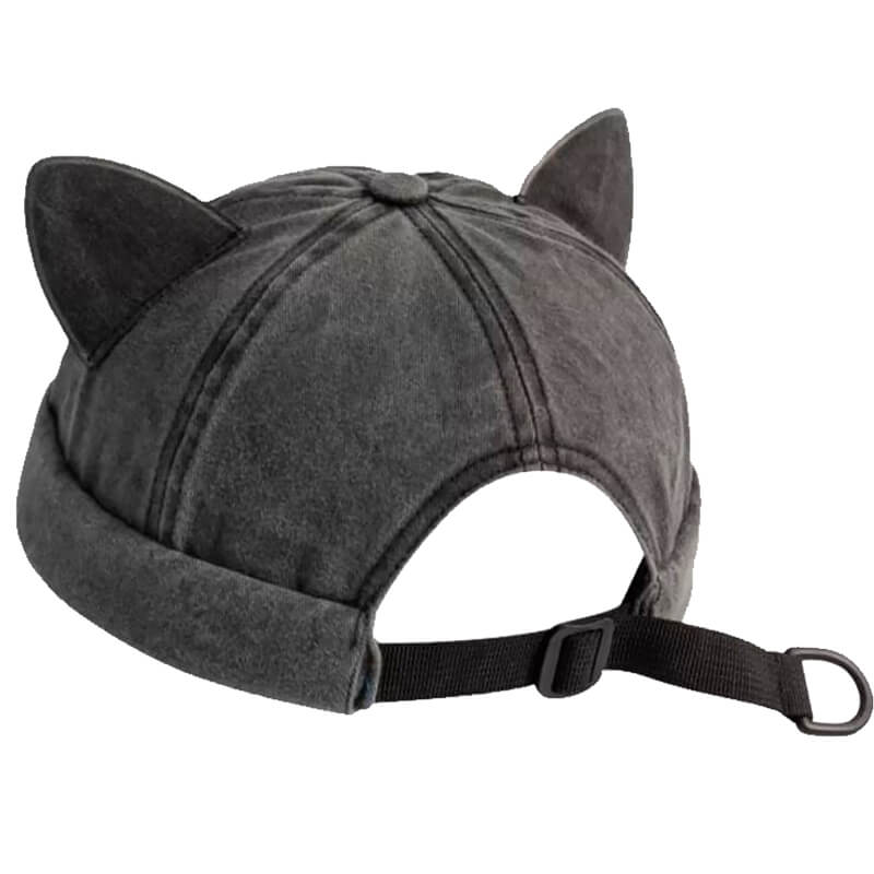 Jean Denim Cute Cat Ears Half Cap Hat