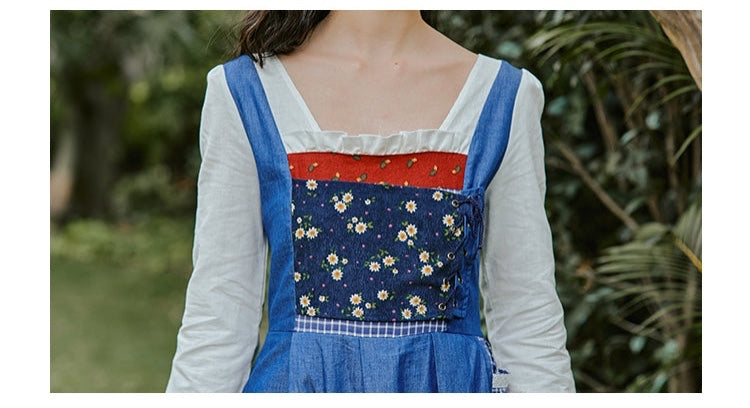 Kalina Cottage Witch Cotton Dress