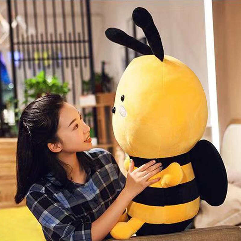 Kawaii Biene Honigbiene Apis Insekt Plüschtier Triver Kuscheltiere Puppe Baby Kinder Kinder Schlafspielzeug Geburtstagsgeschenk Wohnkultur 