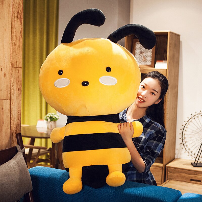 Kawaii Biene Honigbiene Apis Insekt Plüschtier Triver Kuscheltiere Puppe Baby Kinder Kinder Schlafspielzeug Geburtstagsgeschenk Wohnkultur 