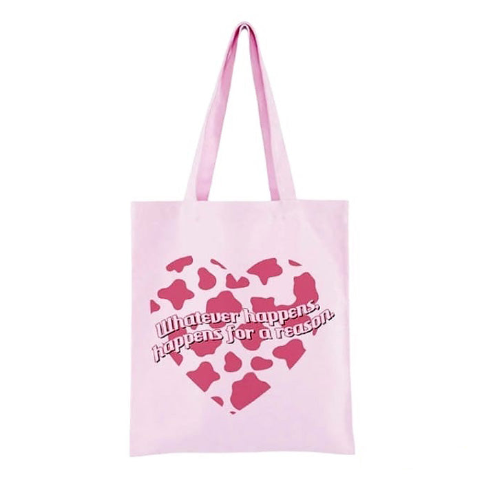 Canvas Love Spot Tote Bag