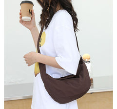 Plain Bag Drawstring Nylon Hobo