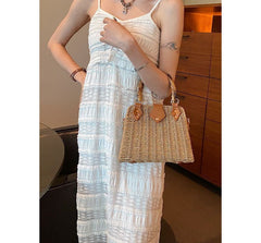 Crossbody Straw Bag