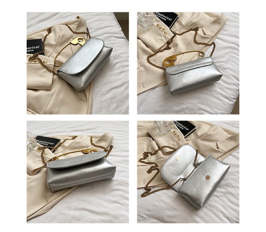 Safety Bag Flap Handle Crossbody Pin