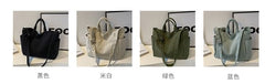Plain Corduroy Tote Bag