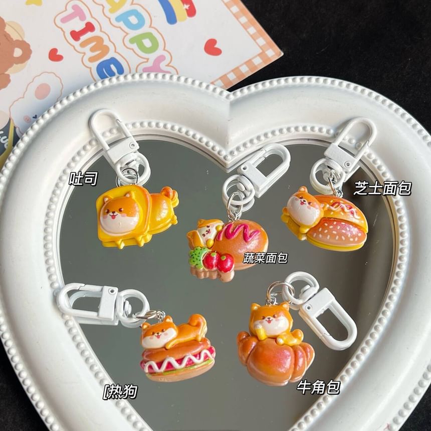 Dog Bakery Bag Charm Keyring