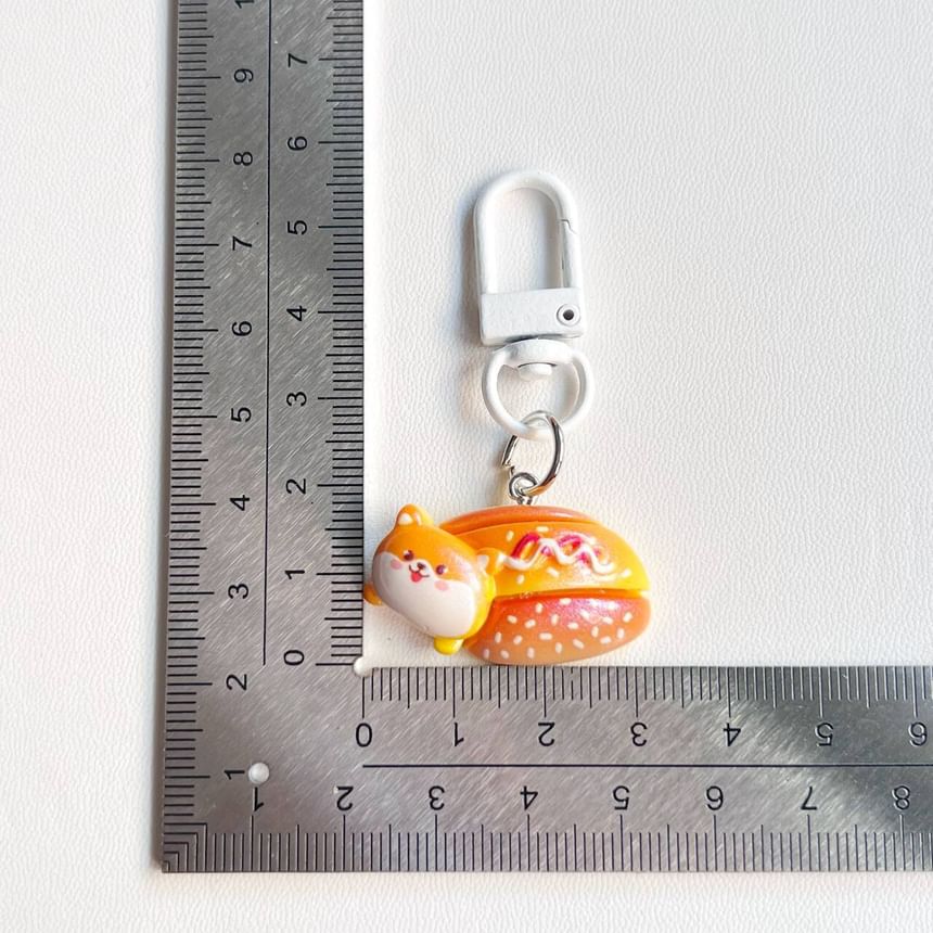 Dog Bakery Bag Charm Keyring
