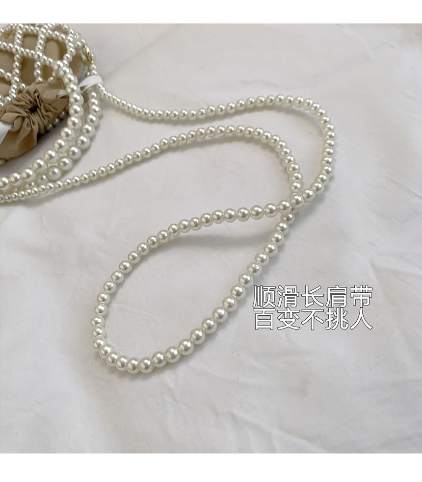 Designs) Crossbody Bag Faux Pearl (Various