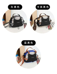 Lettering Strappy Crossbody Bag