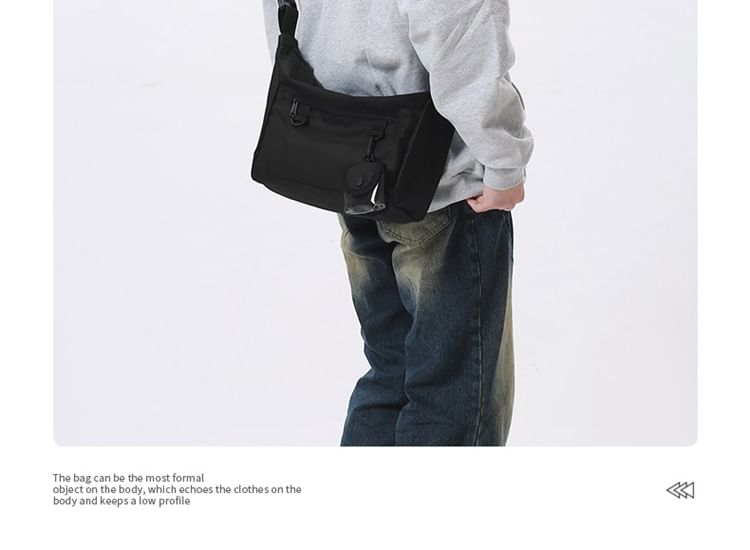 Plain Crossbody Bag + Coin Purse